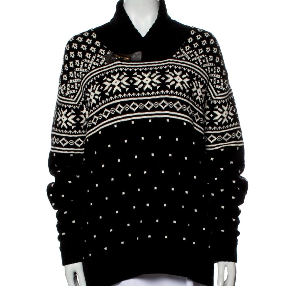 Hanna Andersson Fair Isle Turtleneck Sweater